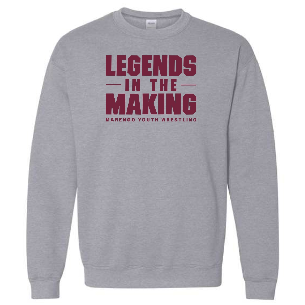 Marengo Youth Wrestling Adult & Youth Crewneck Sweatshirt - Image 4