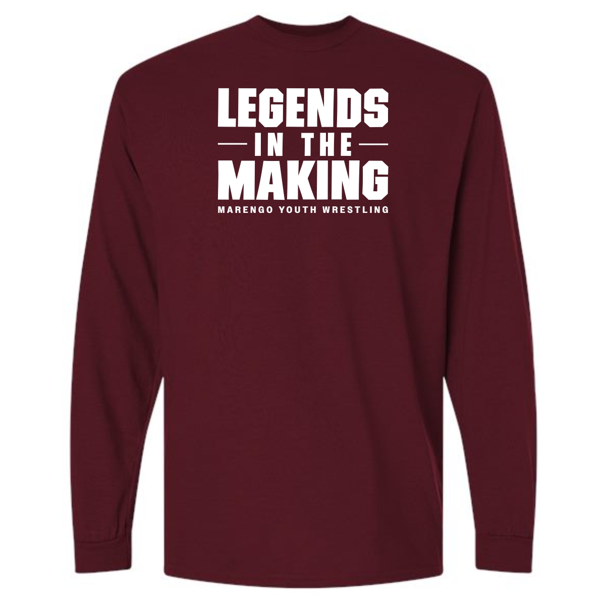 Marengo Youth Wrestling Adult & Youth Long Sleeve T-Shirt - Image 3