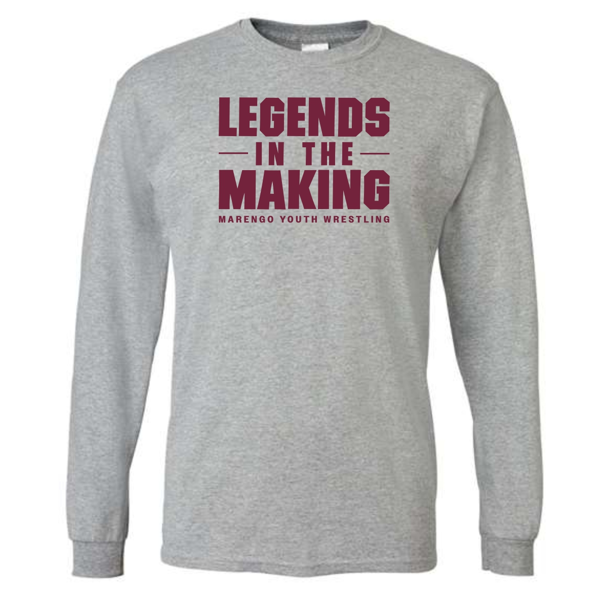 Marengo Youth Wrestling Adult & Youth Long Sleeve T-Shirt - Image 4