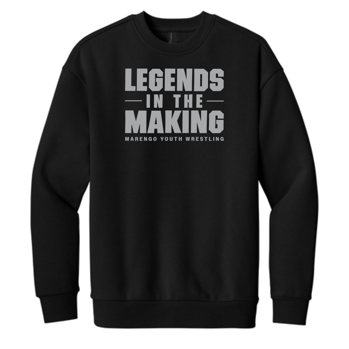 Marengo Youth Wrestling Adult Heavyweight Fleece Crew (Oversized fit) - Image 2