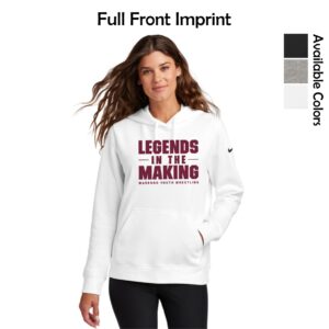 Marengo Youth Wrestling Ladies Nike Pullover Hoodie