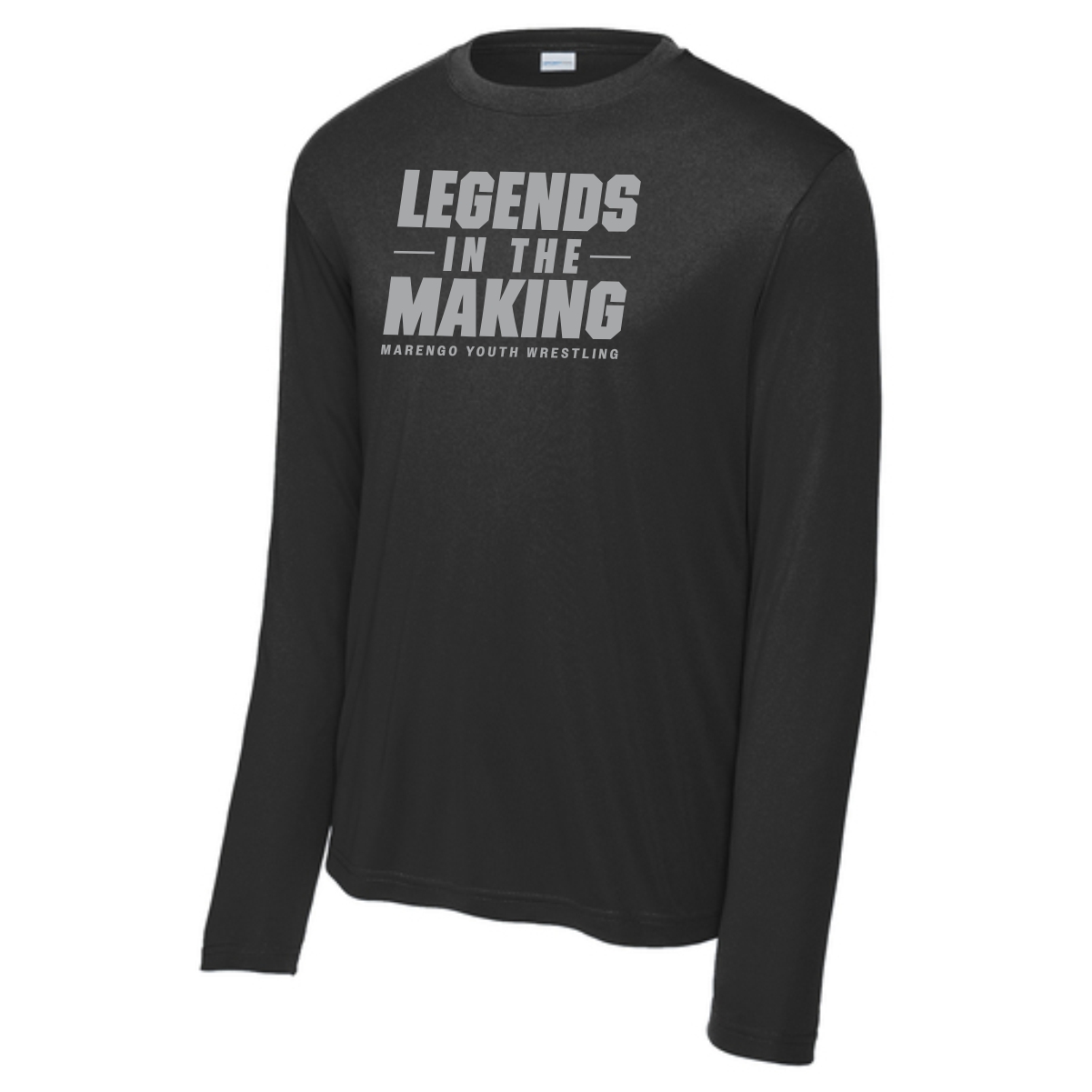 Marengo Youth Wrestling Adult & Youth Performance Long Sleeve Tee - Image 2