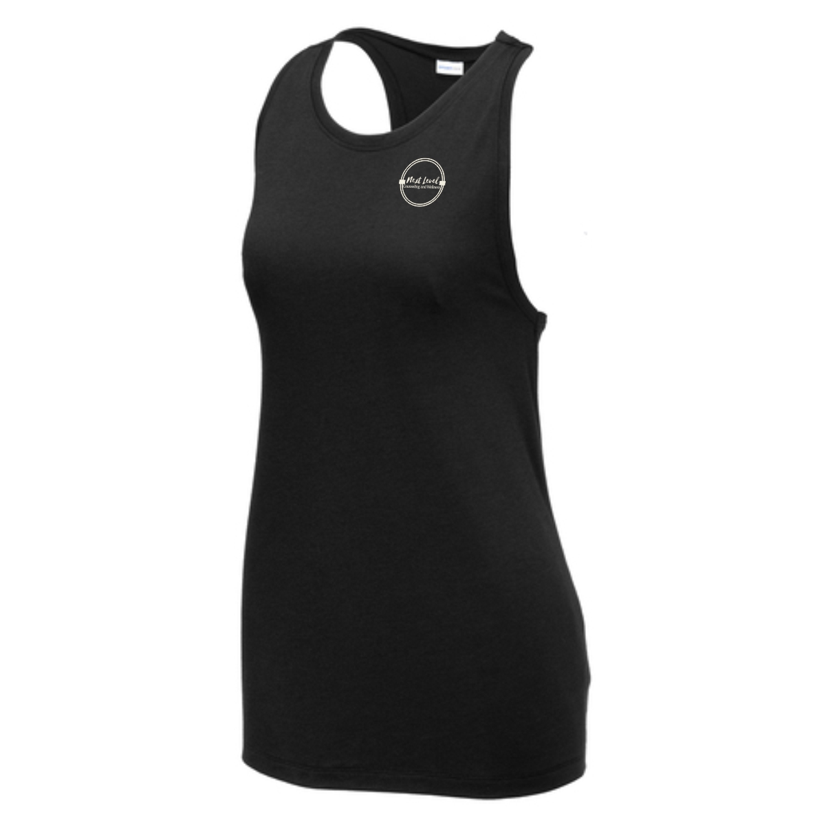 Next Level Counseling & Wellness Ladies Tri-Blend Wicking Tank - Image 2