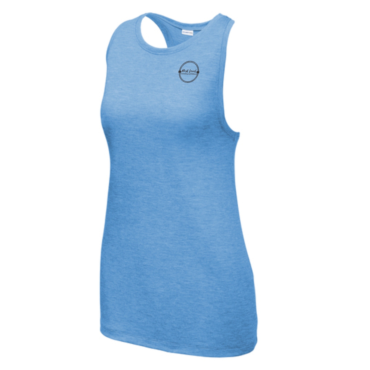 Next Level Counseling & Wellness Ladies Tri-Blend Wicking Tank - Image 4