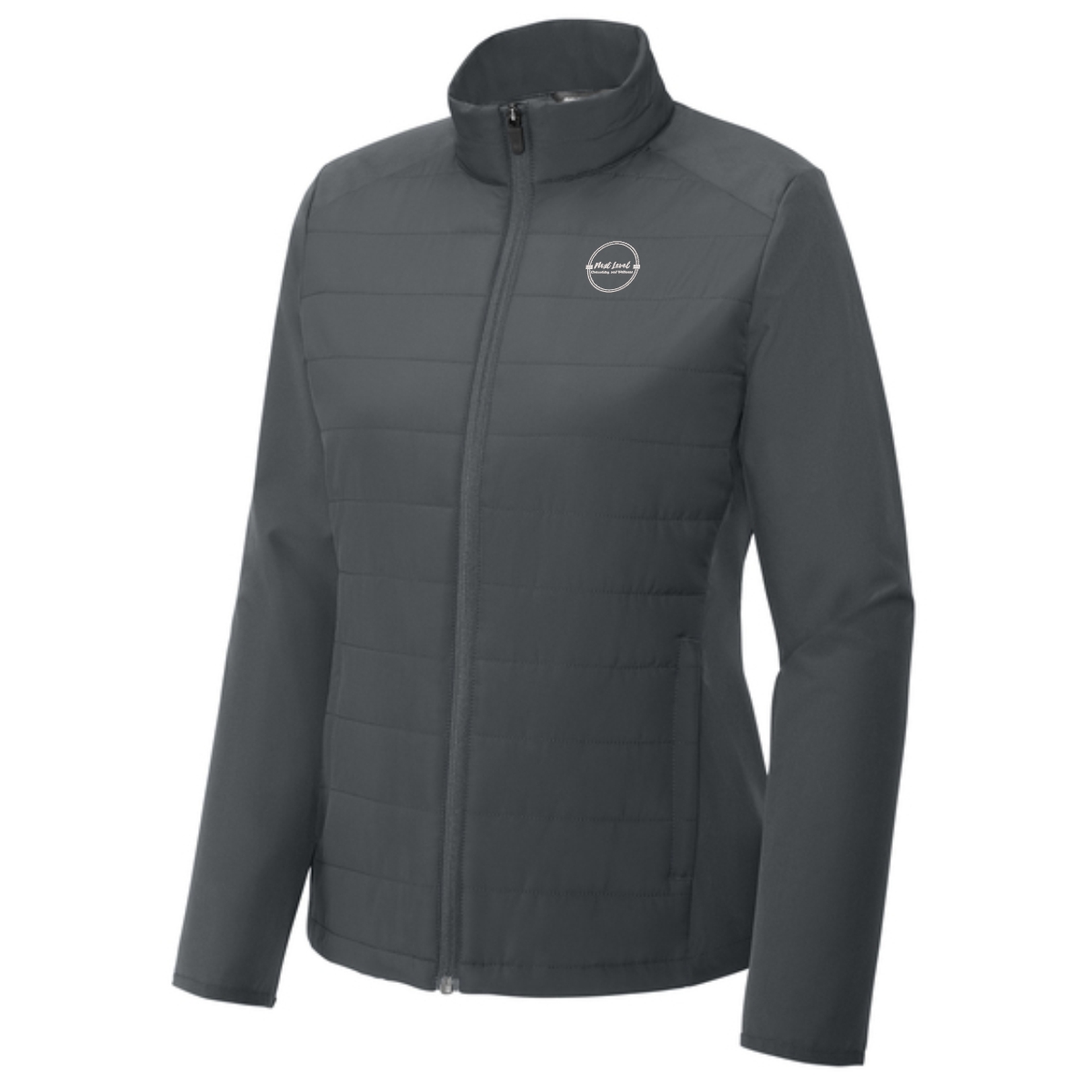 Next Level Counseling & Wellness Ladies Hybrid Jacket - Image 3