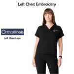 OrthoIllinois Women’s FIGS® Carlota Relaxed V-Neck Scrub Top