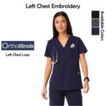 OrthoIllinois Women’s FIGS® Casma Three-Pocket Scrub Top