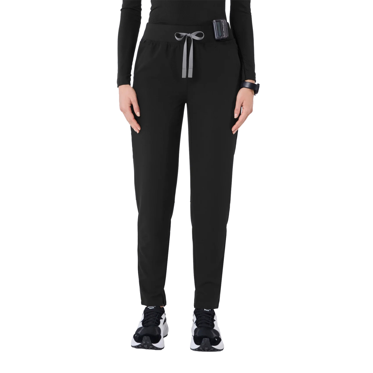 OrthoIllinois Women’s FIGS® High Waisted Alva Skinny Tapered Scrub Pants - Image 2