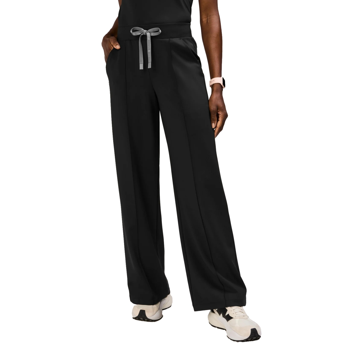 OrthoIllinois Women’s FIGS® High Waisted Salina FORMx Wide Leg Scrub Pants - Image 2
