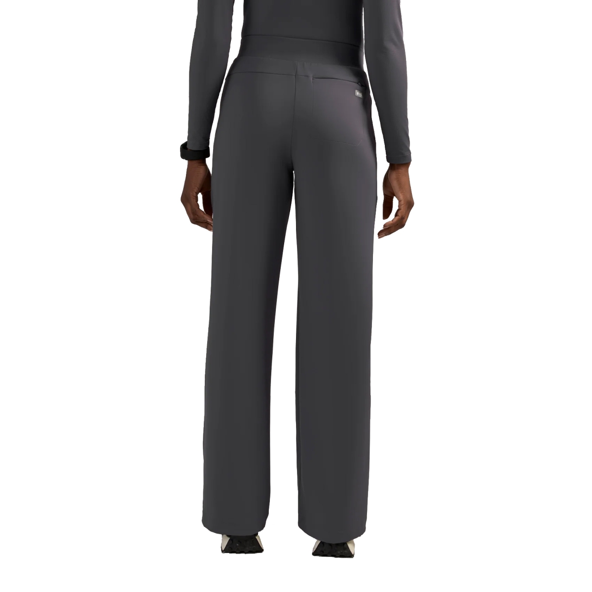 OrthoIllinois Women’s FIGS® High Waisted Salina FORMx Wide Leg Scrub Pants - Image 4
