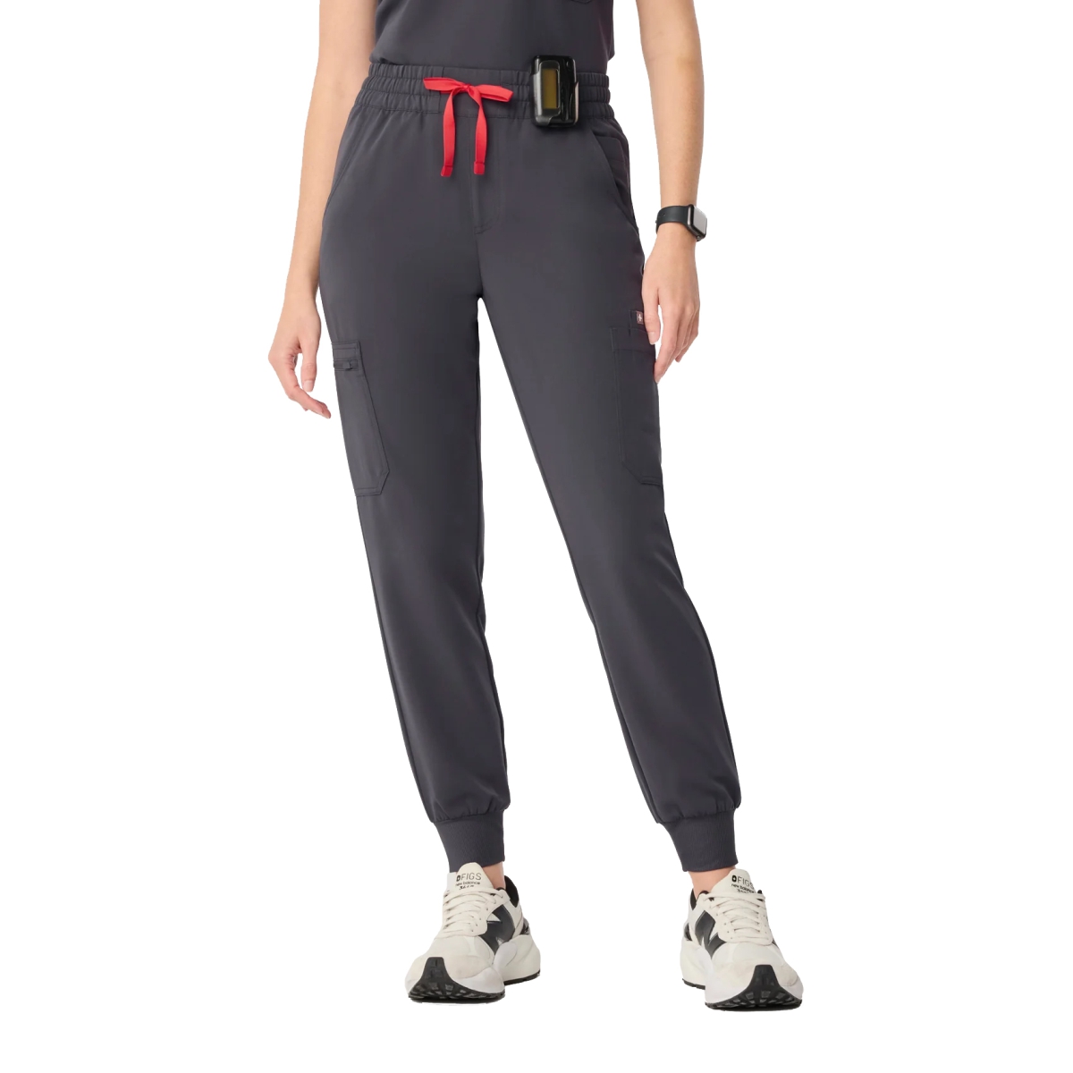 OrthoIllinois Women’s FIGS® High Waisted Uman Relaxed Jogger Scrub Pants - Image 3