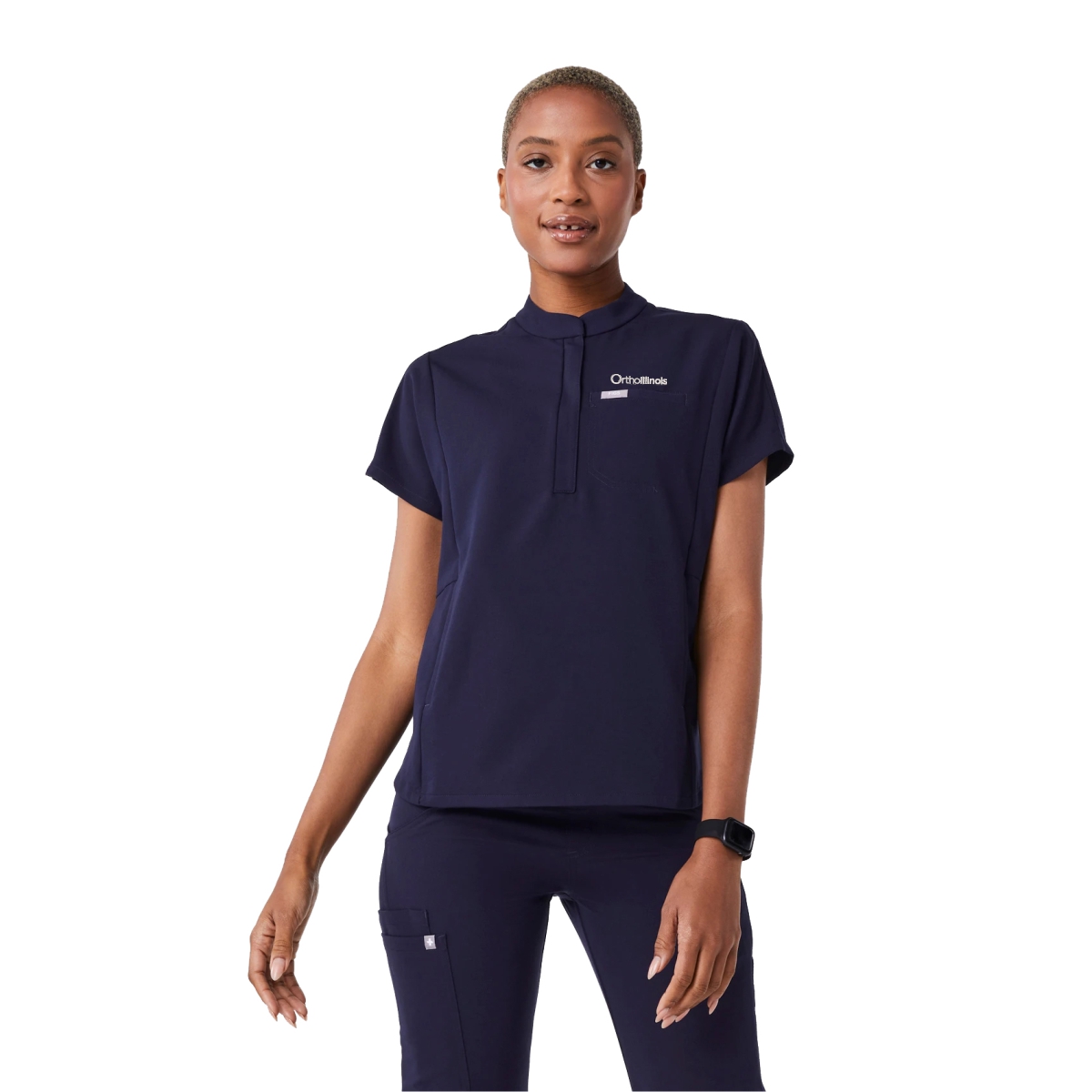 OrthoIllinois Women’s FIGS® Montex Scrub Top - Image 5