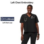 OrthoIllinois Women’s FIGS® Relaxed Catarina One-Pocket Scrub Top