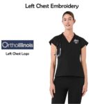 OrthoIllinois Women’s FIGS® Tivoli Slim Peplum Scrub Top