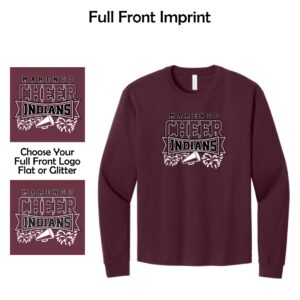 MCHS Cheer BELLA + CANVAS Heavyweight Long Sleeve Tee