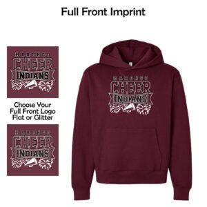 MCHS Cheer BELLA + CANVAS Heavyweight Hoodie Sweatshirt