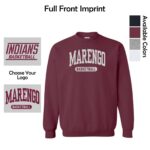 MCHS Girls Basketball Adult & Youth Crewneck Sweatshirt