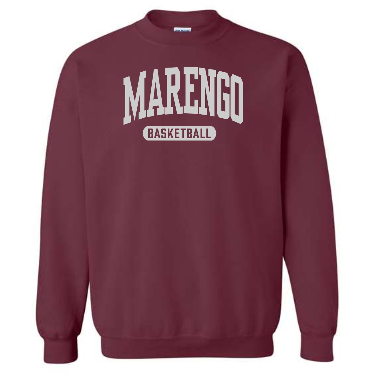 MCHS Girls Basketball Adult & Youth Crewneck Sweatshirt - Image 3