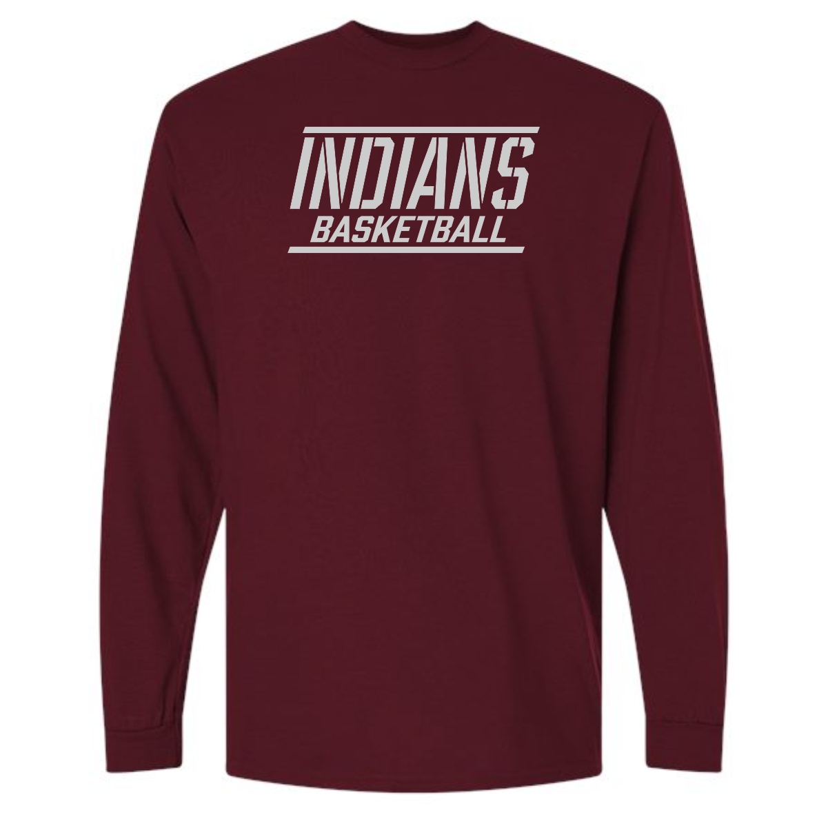 MCHS Girls Basketball Adult Long Sleeve T-Shirt - Image 3