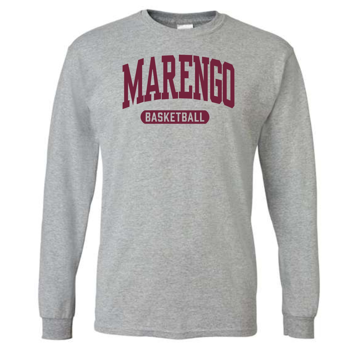 MCHS Girls Basketball Adult Long Sleeve T-Shirt - Image 4
