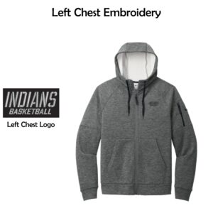 MCHS Girls Basketball Adult Nike Full-Zip Fleece Hoodie