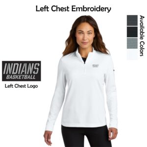 MCHS Girls Basketball Ladies Nike 1/2-Zip Cover-Up