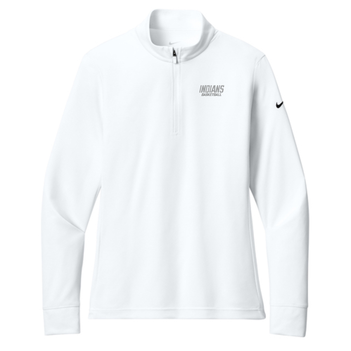 MCHS Girls Basketball Ladies Nike 1/2-Zip Cover-Up - Image 5