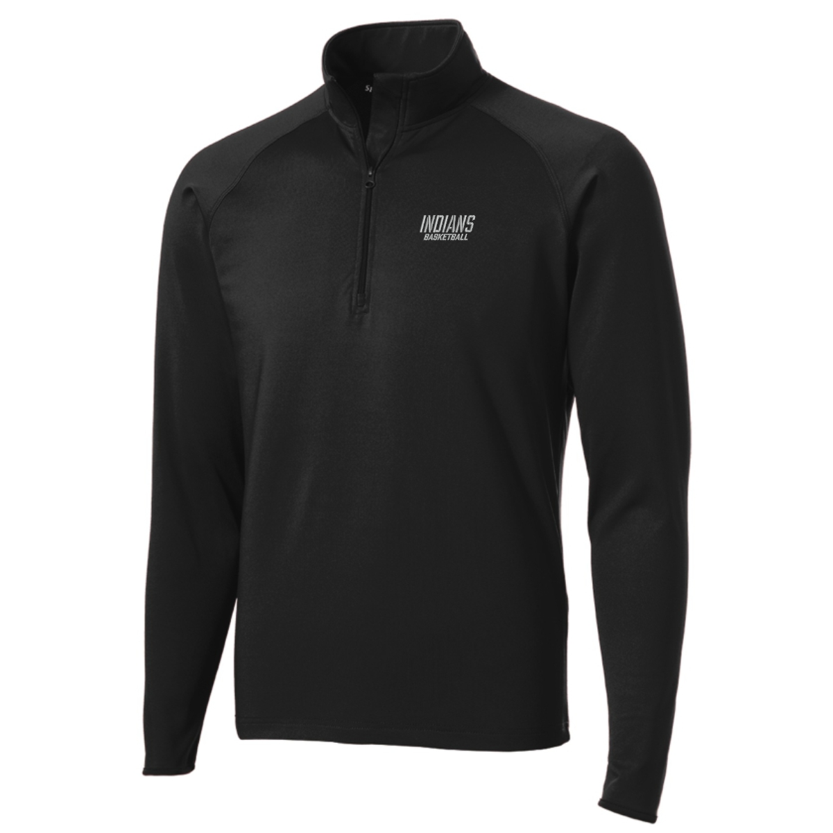 MCHS Girls Basketball Adult Stretch 1/4-Zip Pullover - Image 2