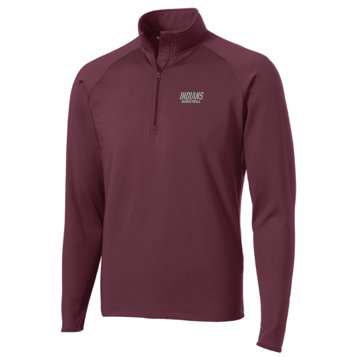 MCHS Girls Basketball Adult Stretch 1/4-Zip Pullover - Image 5