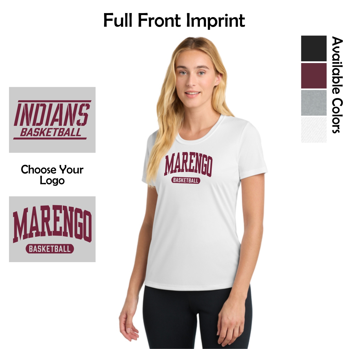 MCHS Girls Basketball Ladies Performance Tee