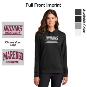 MCHS Girls Basketball Ladies Nike Pullover Hoodie