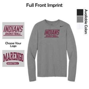 MCHS Girls Basketball Adult Nike Long Sleeve Tee