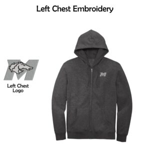 Marlowe Girls Basketball Adult Full-Zip Hoodie