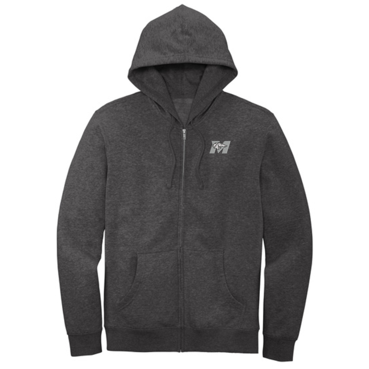 Marlowe Girls Basketball Adult Full-Zip Hoodie - Image 2