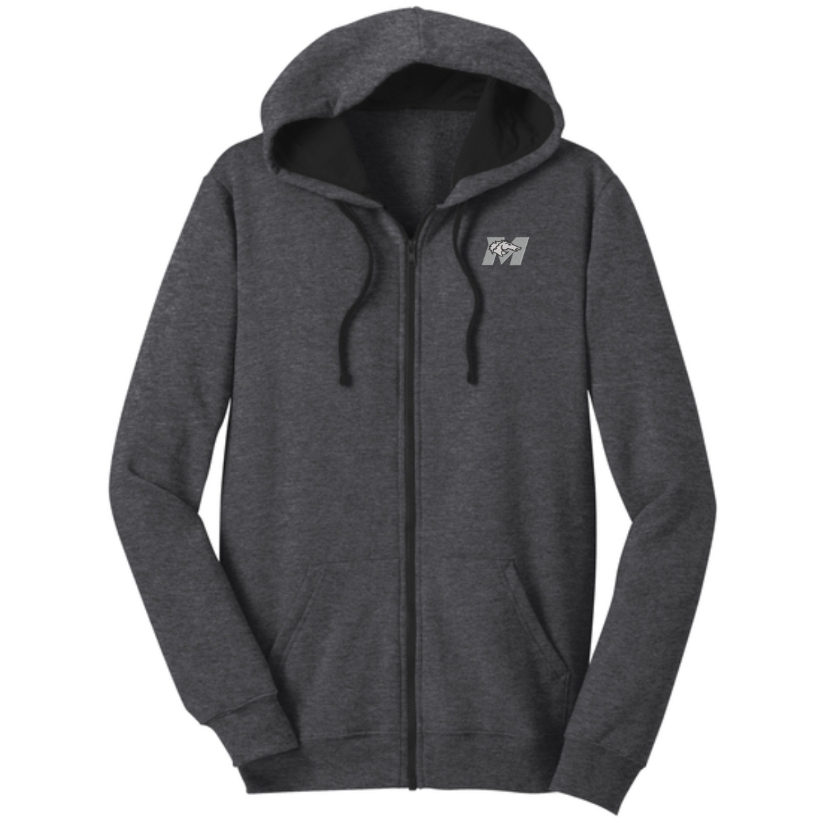 Marlowe Girls Basketball Adult Full-Zip Hoodie - Image 2