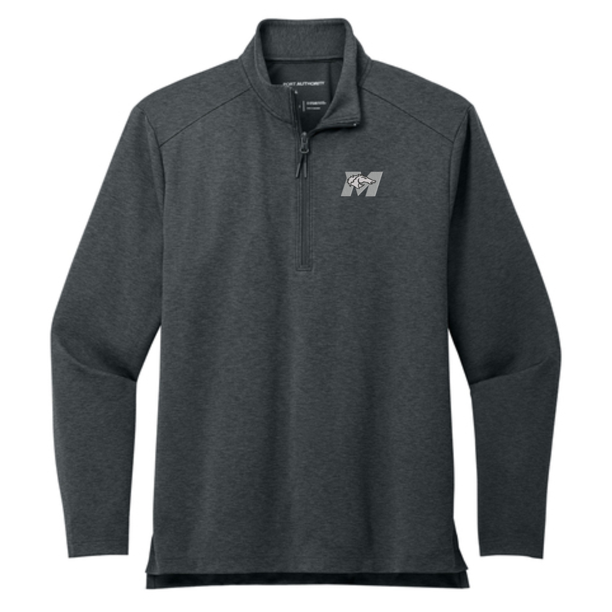 Marlowe Girls Basketball Adult Double Knit 1/4-Zip - Image 2