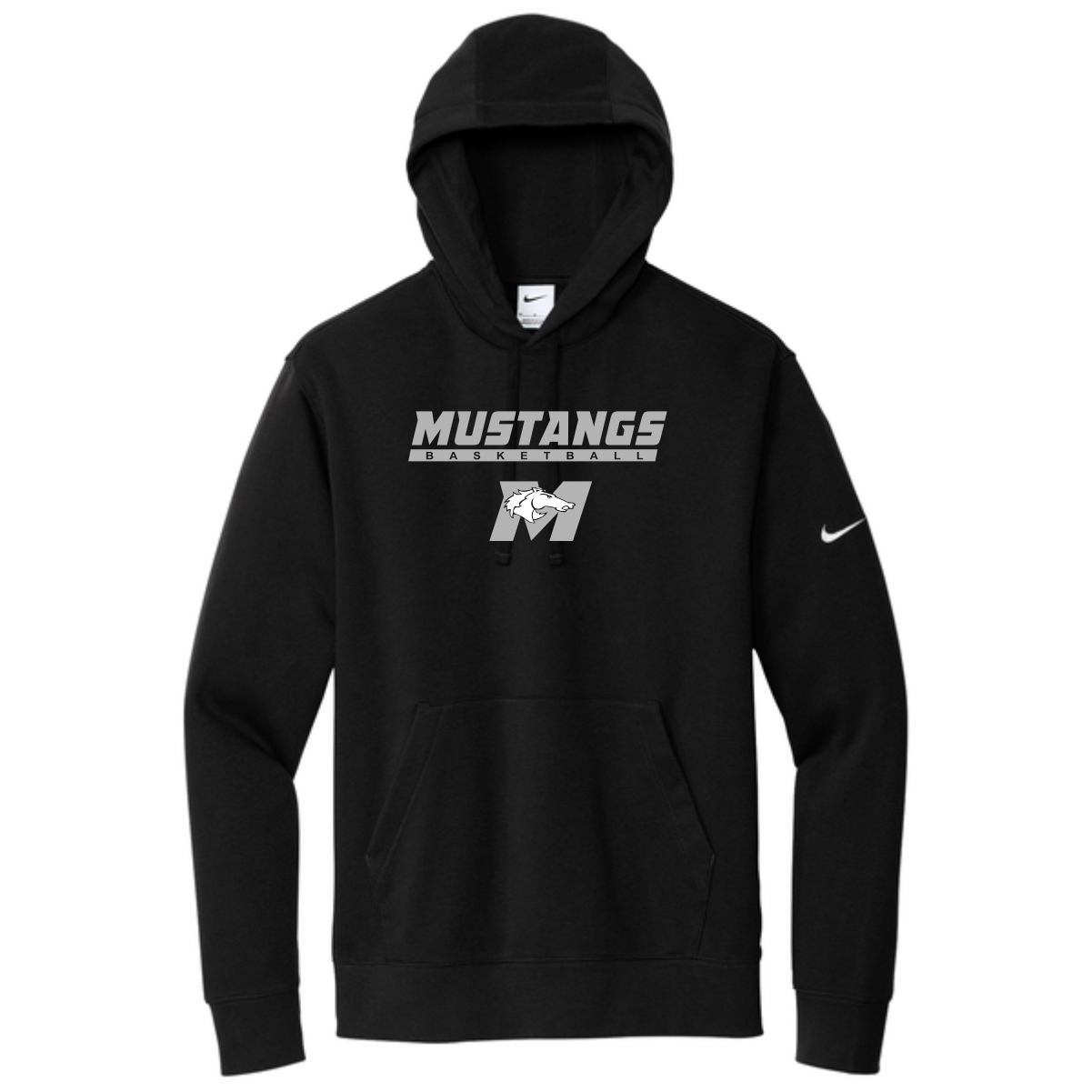 Marlowe Girls Basketball Adult Nike Pullover Hoodie - Image 2