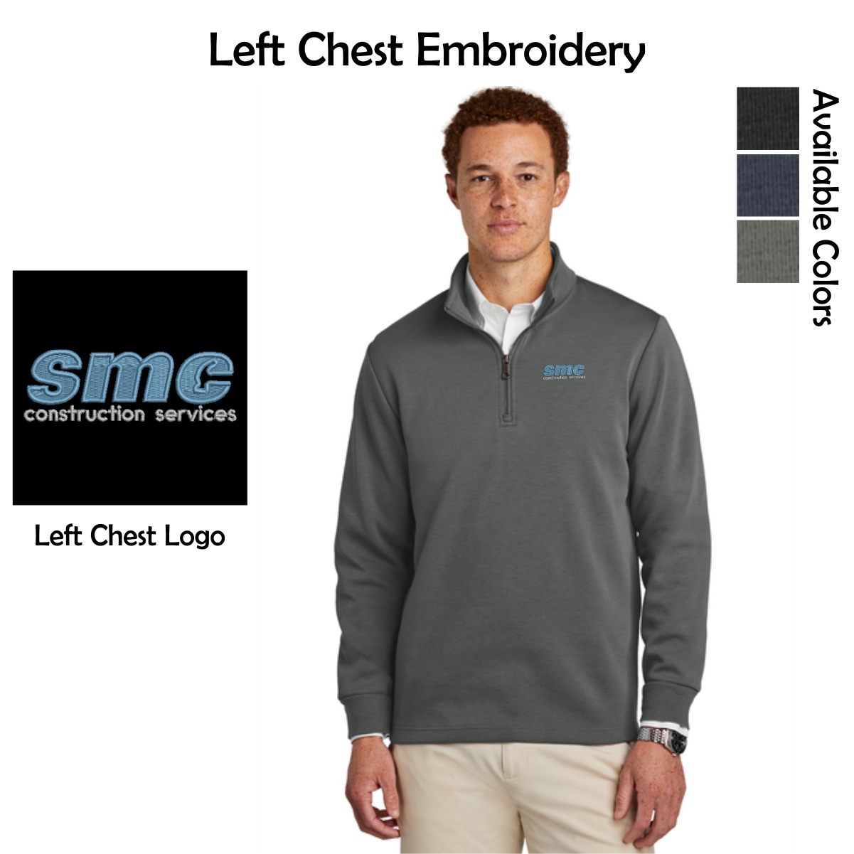 SMC-Shales McNutt Construction Brooks Brothers® Double-Knit 1/4-Zip