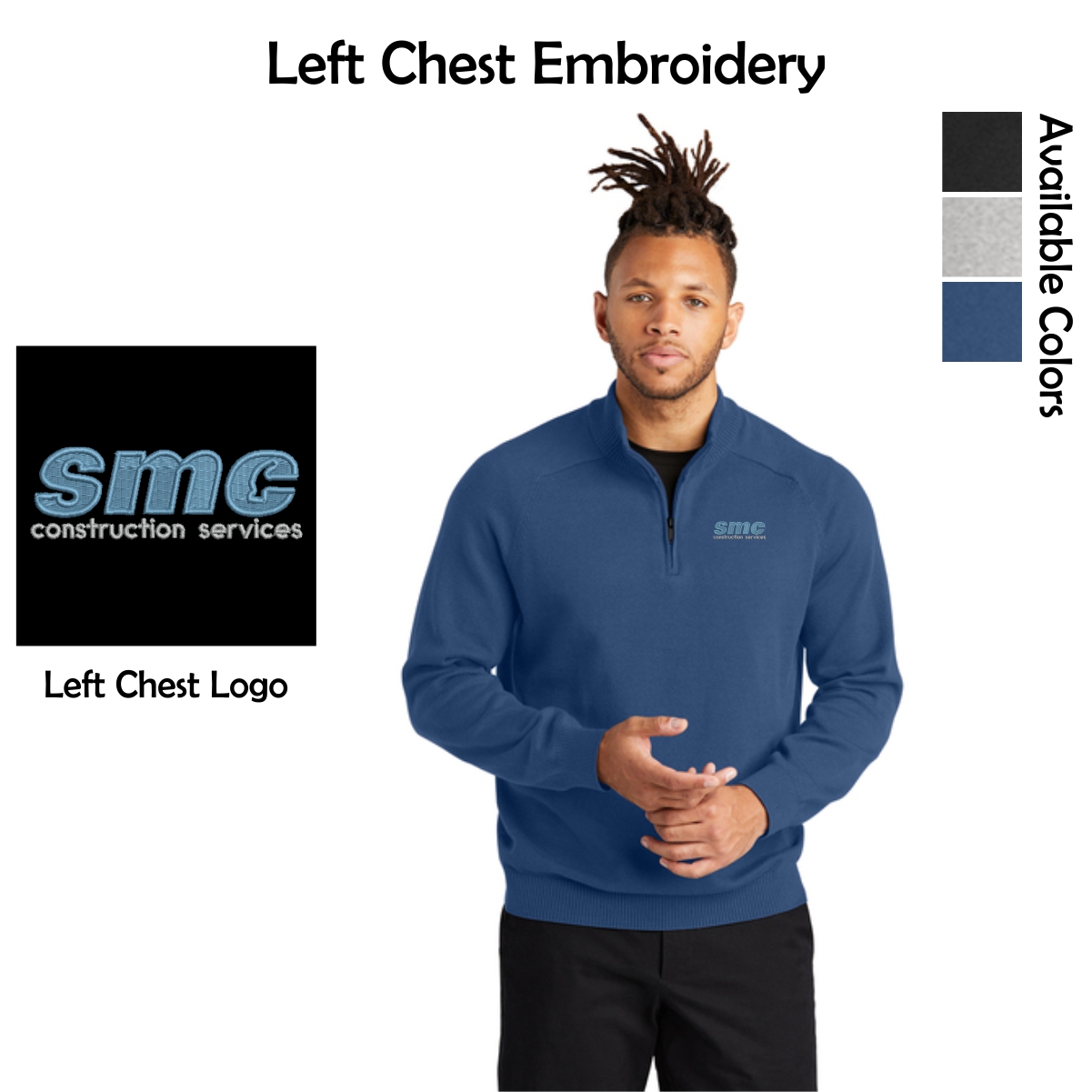 SMC-Shales McNutt Construction Mercer+Mettle® 1/4-Zip Sweater