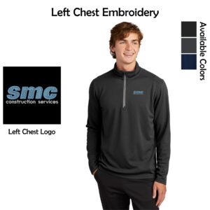 SMC-Shales McNutt Construction Textured 1/4-Zip Pullover