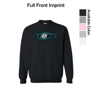 Woodstock Storm Softball Adult Crewneck Sweatshirt