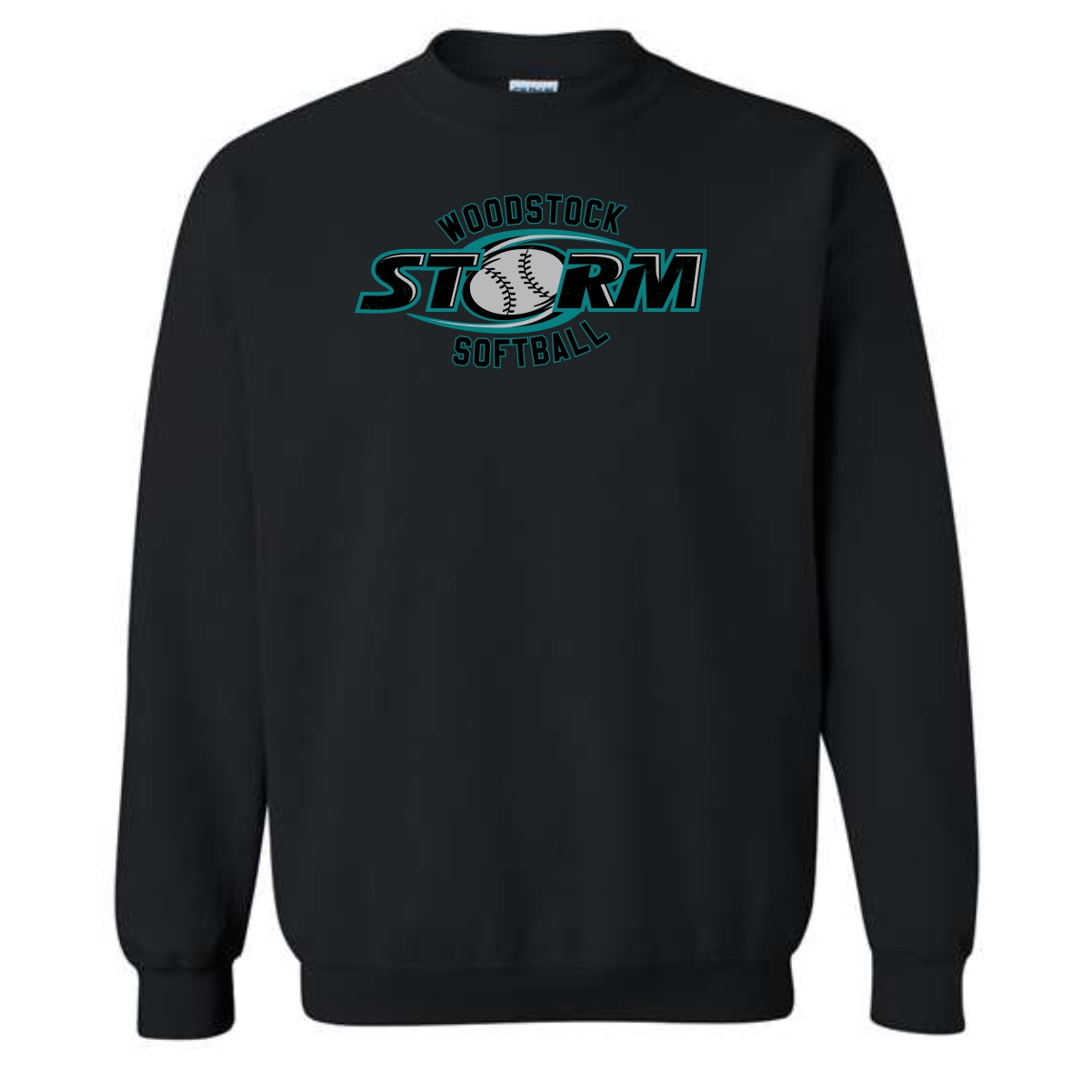 Woodstock Storm Softball Adult Crewneck Sweatshirt - Image 2