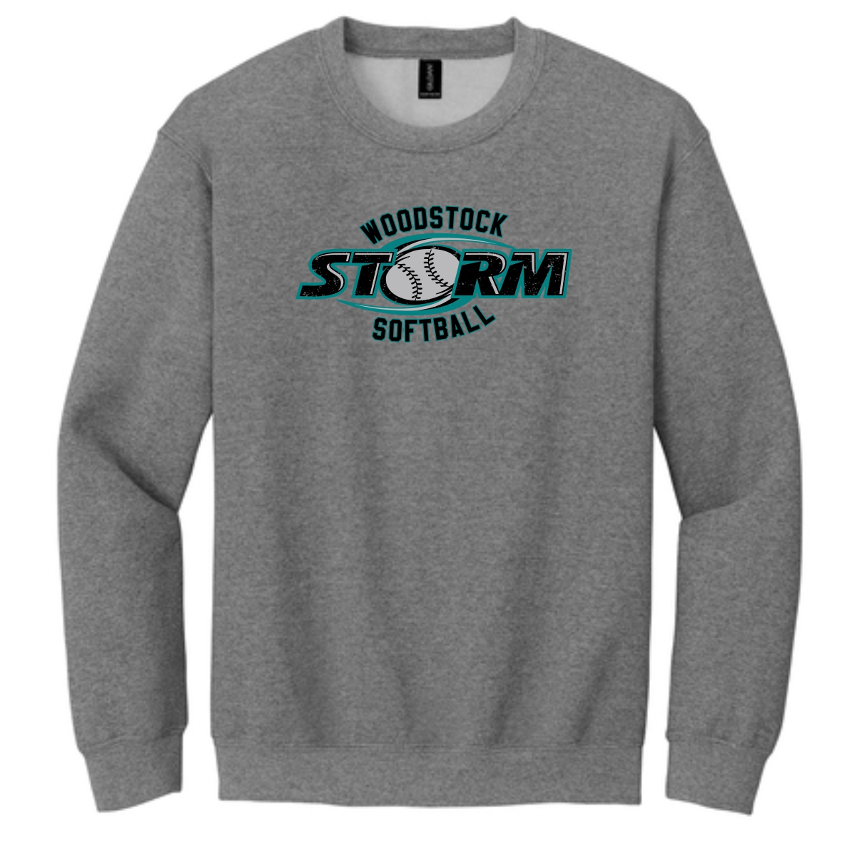 Woodstock Storm Softball Adult Crewneck Sweatshirt - Image 3