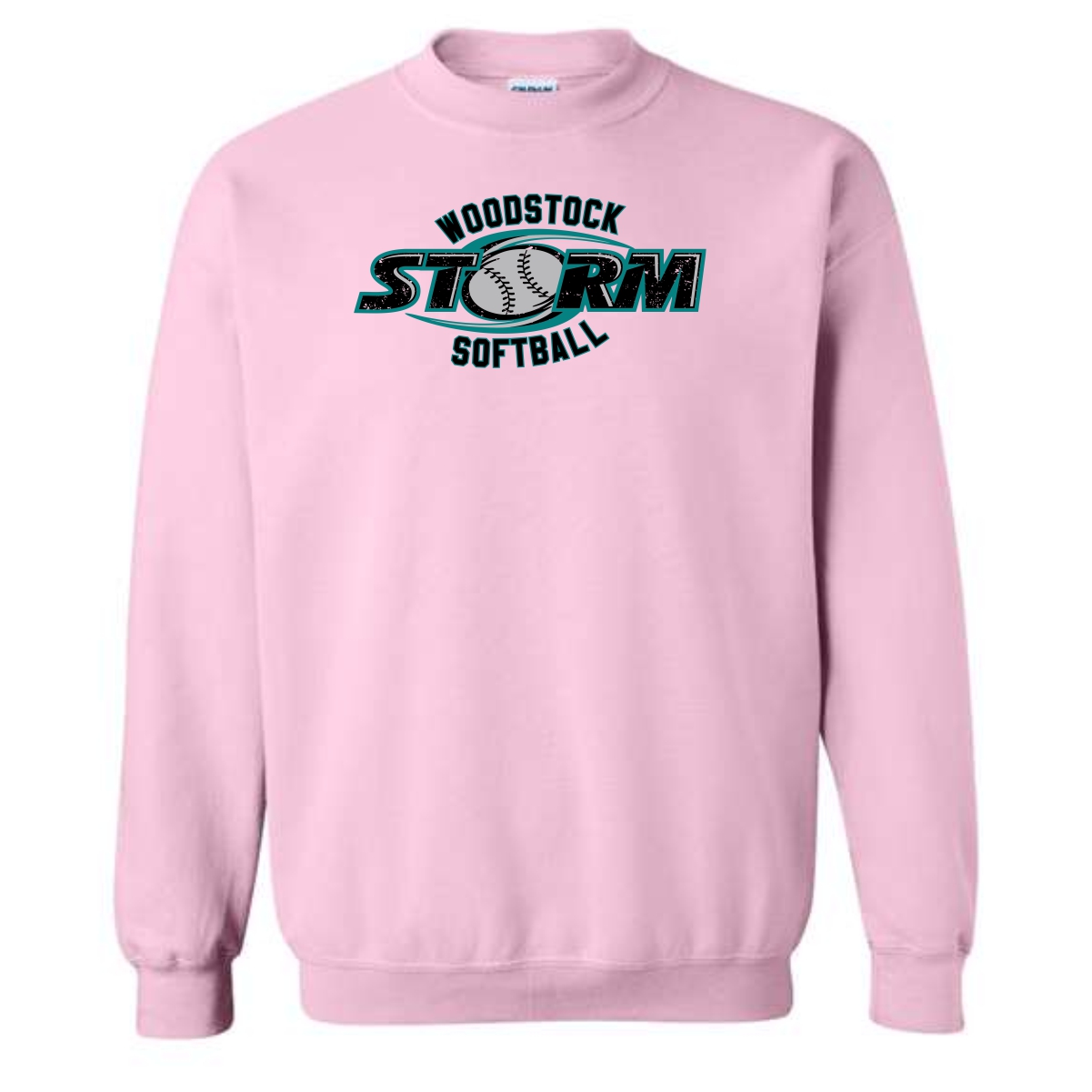 Woodstock Storm Softball Adult Crewneck Sweatshirt - Image 4
