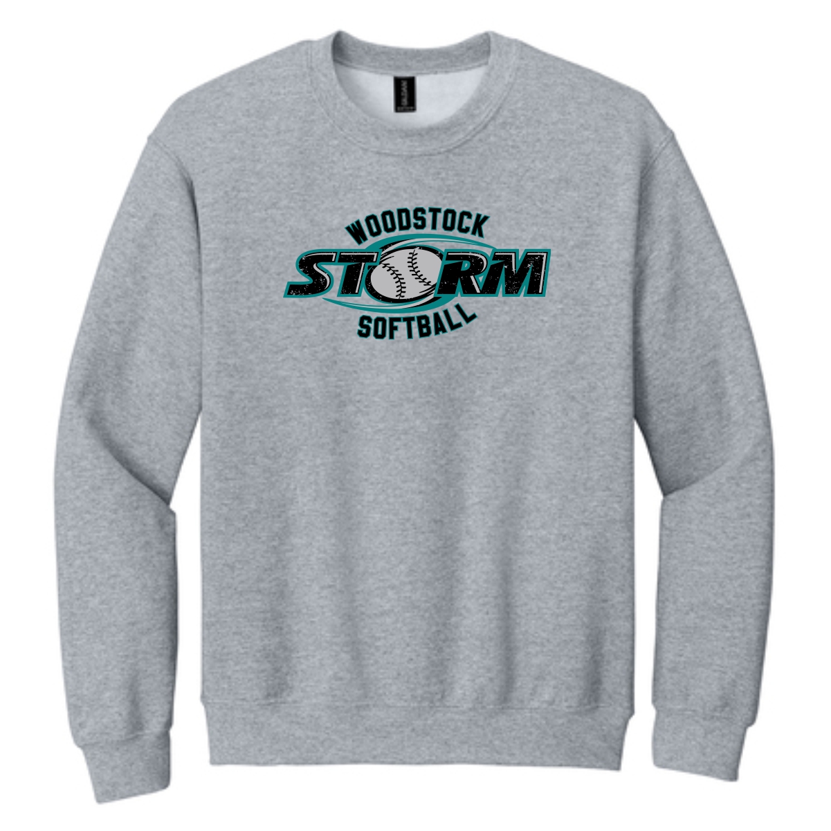 Woodstock Storm Softball Adult Crewneck Sweatshirt - Image 5