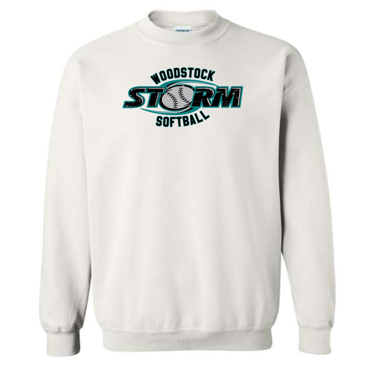 Woodstock Storm Softball Adult Crewneck Sweatshirt - Image 6