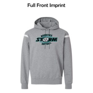 Woodstock Storm Softball Adult Holloway Hooded Sweatshirt