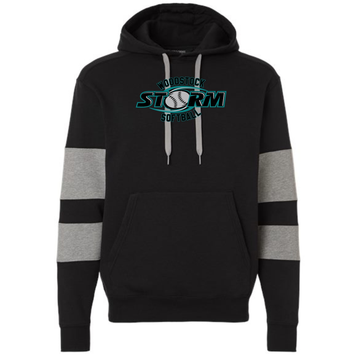 Woodstock Storm Softball Adult Holloway Hooded Sweatshirt - Image 2