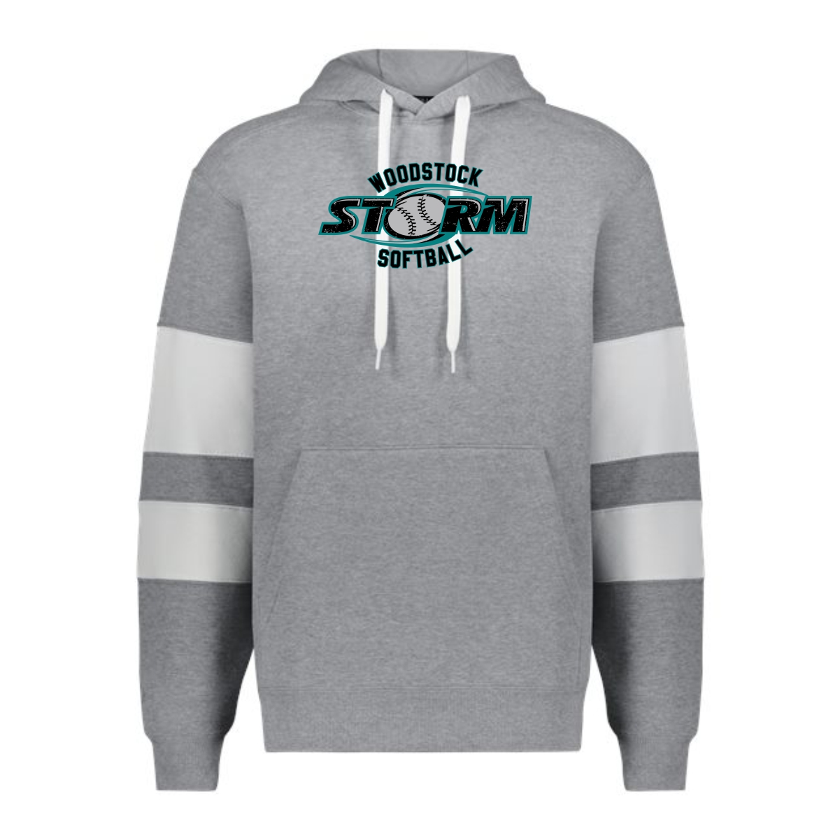 Woodstock Storm Softball Adult Holloway Hooded Sweatshirt - Image 3