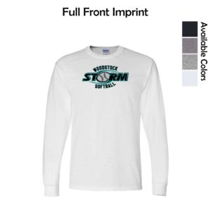 Woodstock Storm Softball Adult Long Sleeve T-Shirt